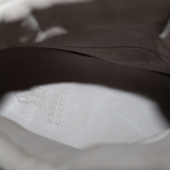 BRUNELLO CUCINELLI SUEDE MIX MEDIA LEATHR SNEAKER - Picture 8 of 8